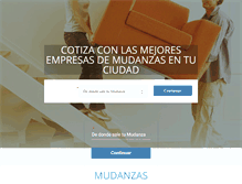 Tablet Screenshot of mudanzasenmexico.com